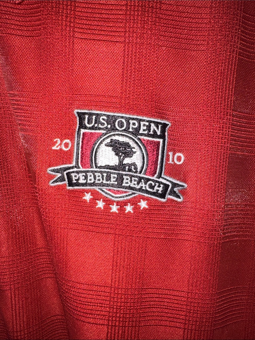 U.S. Open Pebble Beach 2010 Red Golf Polo